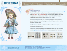 Tablet Screenshot of berninadolls.com